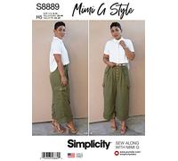Simplicity Sewing Pattern S8889 Mimi G Style Misses’ Shirt and Wide Leg Trousers