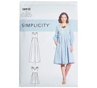 Simplicity Sewing Pattern S8910 Misses' Dress, R5 (14-16-18-20-22)