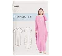 Simplicity Sewing Pattern S8911 Misses' Knit Caftans, A (XXS-XS-S-M-L-XL-XXL)