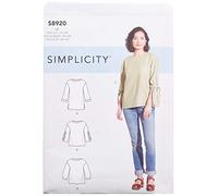 Simplicity Sewing Pattern S8920 Misses' Tops
