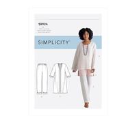 Simplicity Sewing Pattern S8924 Misses' Jacket, Top, Tunic & Pull-on Pants, U5 (16-18-20-22-24)