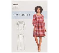 Simplicity Sewing Pattern S8926 Misses' Dress, Tops & Pants, Paper, U5 (16-18-20-22-24)