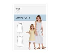 SIMPLICITY Sewing Pattern S9120 Children's & Girls' Dresses, Various, HH (3-4-5-6)