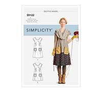 Simplicity Sewing Pattern S9122 Misses' Dresses, Various, A (XS-S-M-L-XL), SS9122A