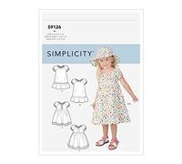 SIMPLICITY Sewing Pattern S9126 Toddlers' Dresses, Various, BB (2-3-4)