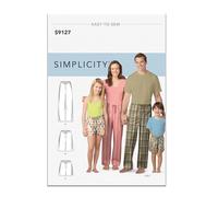 Simplicity Sewing Pattern S9127 Unisex Sleepwear, Various, L/XS-XL