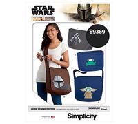 Simplicity Sewing Pattern S9369 Messenger Bags and Laptop Sleeves, weiß