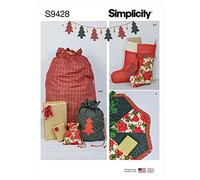 Simplicity Sewing Pattern S9428 Christmas Decorations, One Size