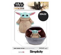 Simplicity Sewing Pattern S9432 Plush Grogu and Soft Space Pram