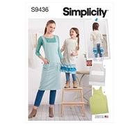 Simplicity Sewing Pattern S9436 Adults' and Children's Aprons