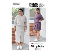Simplicity Sewing Pattern S9450 Misses' Knit Tops and Skirts
