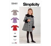 Simplicity Sewing Pattern S9461 Children's Coat