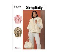 SIMPLICITY Sewing Pattern SS3009U5 Misses' Jacket in Two Lengths and Bag U5 (16-18-20-22-24)