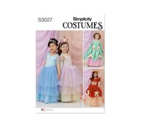 SIMPLICITY Sewing Pattern SS3027A Children's Costumes A (3-4-5-6-7-8)