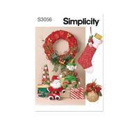 SIMPLICITY Sewing Pattern SS3056OS Holiday Crafts OS (ONE Size)