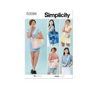 SIMPLICITY Sewing Pattern SS3086OS Bags OS (ONE Size)