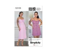 Simplicity Sewing Pattern SS3128Y5 Misses' Dress in Two Lengths by Mimi G Style Y5 (18-20-22-24-26)