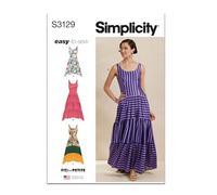 Simplicity Sewing Pattern SS3129R5 Misses' Dresses with Petite Lines R5 (14-16-18-20-22)