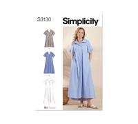 Simplicity Sewing Pattern SS3130H5 Misses' Collared Dress in Three Lengths H5 (6-8-10-12-14)