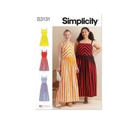 Simplicity Sewing Pattern SS3131BB Misses' and Women's Dress in Three Lengths BB (20W-22W-24W-26W-28W)