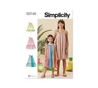 Simplicity Sewing Pattern SS3146HH Children's and Girls' Dresses HH (3-4-5-6)