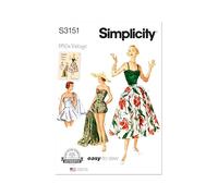 Simplicity Sewing Pattern SS3151Y5 Misses' One Piece Bathing Suit and Skirt Y5 (18-20-22-24-26)