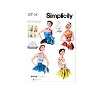 Simplicity Sewing Pattern SS3152U5 Misses' Halter and Strapless Bodice U5 (16-18-20-22-24)