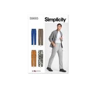Simplicity Sewing Pattern SS9693BB Men's Cargo Trousers BB (44-46-48-50-52)