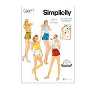 SIMPLICITY Sewing Pattern SS9977A Misses' Shorts A (6-8-10-12-14)