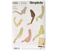 Simplicity SimplicityPattern 8695 Misses' Vintage Set of Sleeves, Paper, White, ONE Size, US8695A