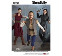 Simplicity SimplicityPattern 8718 Misses' Costumes, Paper, White, ONE Size