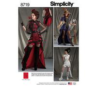 Simplicity SimplicityPattern 8719 Misses' Costumes, Paper, White, ONE Size