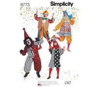 Simplicity SimplicityPattern 8773 Misses', Men's and Teens' Costumes, Paper, White, ONE Size