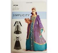 SIMPLICITY SS9166R5 Conjure up Some Magic in Fanciful Witchy pop Culture Appeal. Sizes for Misses 6-22-for Group costuming, R5 (14-16-18-20-22)