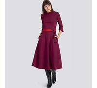 SIMPLICITY SS9176AA AA (10-12-14-16-18) Misses' & Women's fit & Flare Dresses with Sleeve & Neckline Variations & Reversible Belt