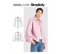 SIMPLICITY SS9239A Misses Jacket/Coat XXS-XS-S-M-L-XL-XXL, Multicolour