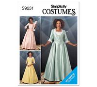 Simplicity SS9251R5 Misses Costume R5 (14-16-18-20-22), Paper, White