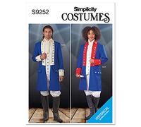 Simplicity SS9252AA Unisex Costume AA (34-36-38-40-42)