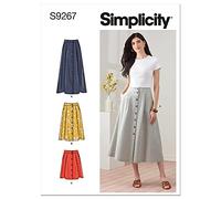 SIMPLICITY SS9267U5 Misses Skirt/Pants U5 (16-18-20-22-24), Paper, White