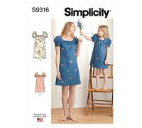 SIMPLICITY SS9316A Child Dress 3-8/6-16