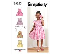 SIMPLICITY SS9320 hild Dress, CL (6-7-8)