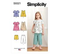 SIMPLICITY SS9321A Child Sportswear 3-4-5-6-7-8