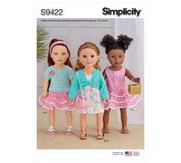 SIMPLICITY SS9422OS UNDEFINED 18" Doll Clothes, ONE Size