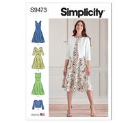 Simplicity SS9473H5 Misses Dress H5 (6-8-10-12-14)