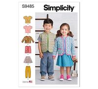 Simplicity SS9485A Toddler Sportswear A (1/2-1-2-3-4)