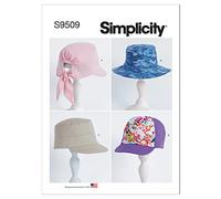 Simplicity SS9509A Adult and Children Hats A XS-S-M-L/XS-S-M-L
