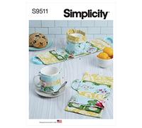 Simplicity SS9511OS Mug Case, Tea Bag Case, Mug Cozy OS One Size Only