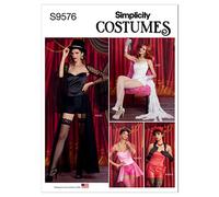 Simplicity SS9576H5 Corset, Sleeves, Collar, Shorts, Decorations and Skirts H5 6-8-10-12-14