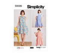 Simplicity SS9596A Misses Dress A (XS-S-M-L-XL)