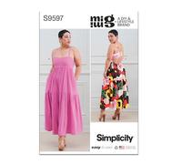 Simplicity SS9597U5 Misses Dress U5 (16-18-20-22-24)